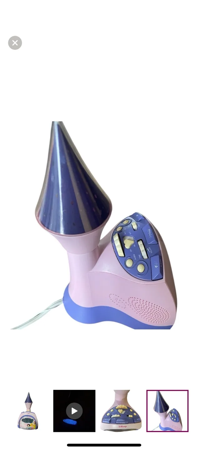 VTG Disney Princess Castle Alarm Clock image indicator(3)