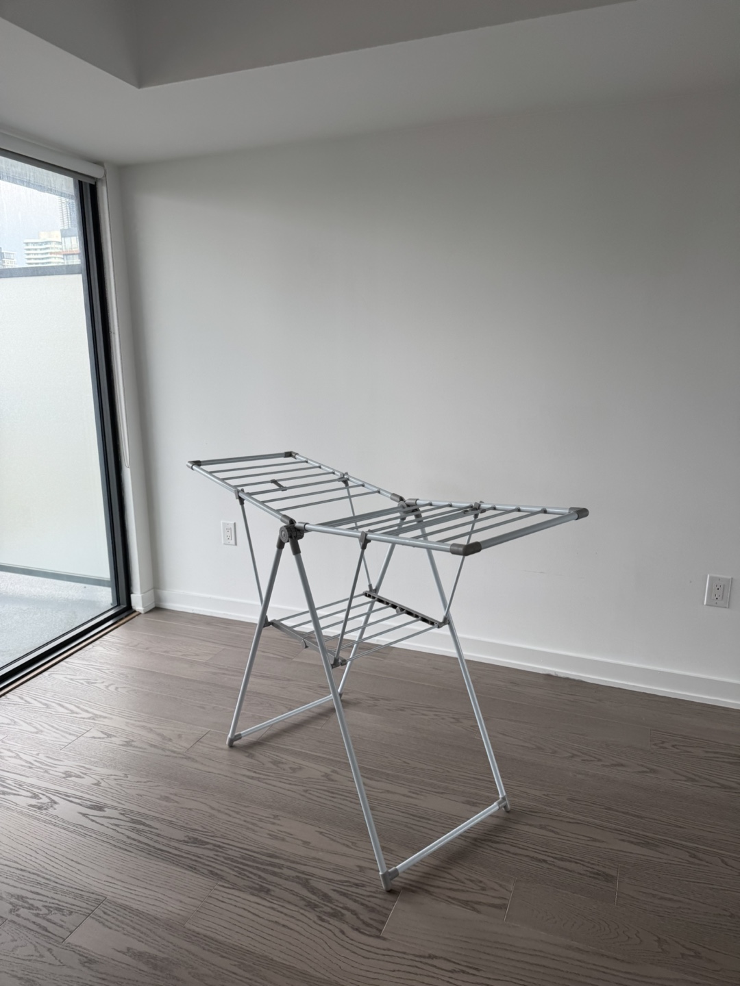 Foldable Clothes Drying Rack - White - photo 2