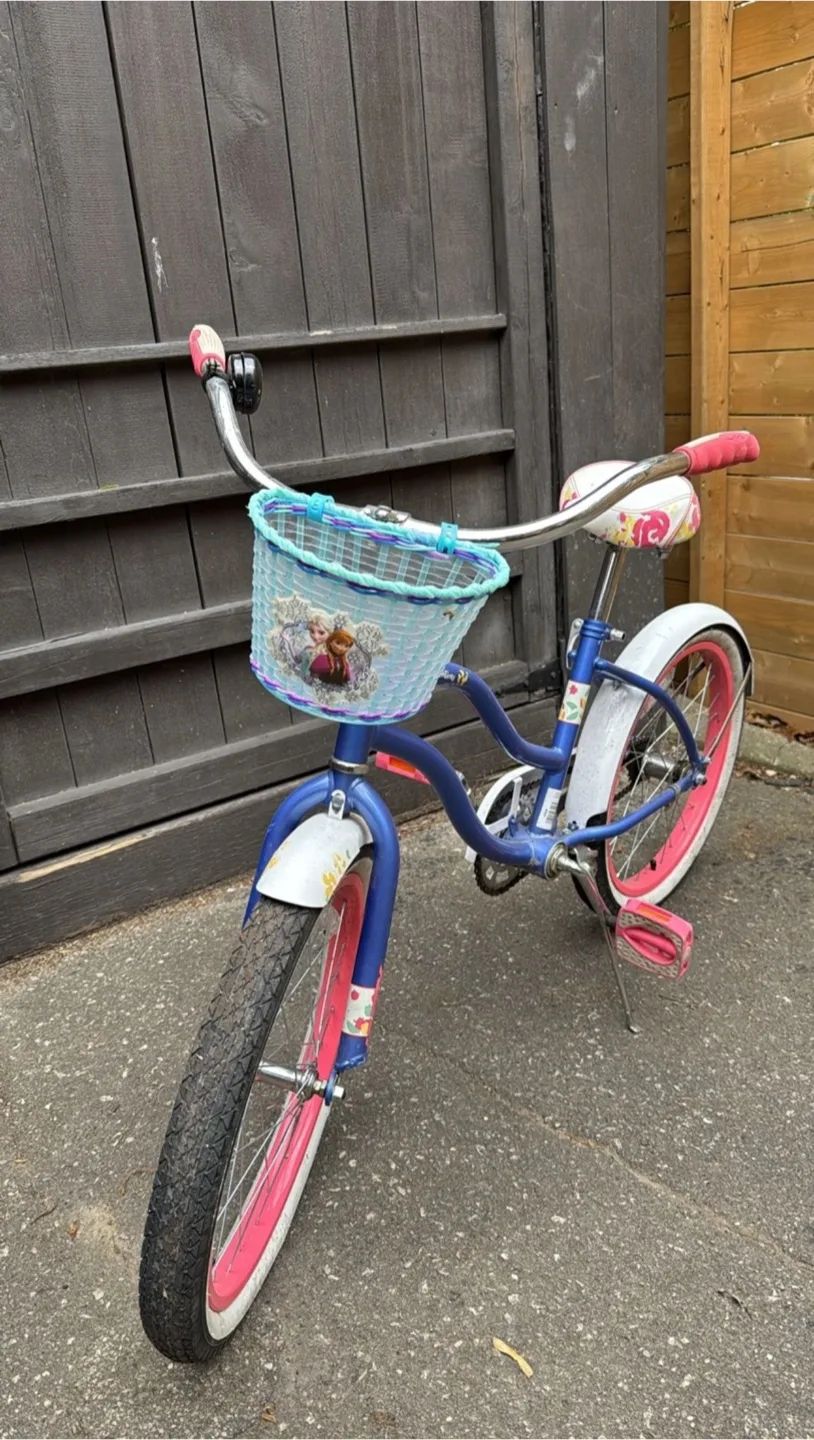Kids' Bike - Blue & Pink with Frozen Basket image indicator(2)