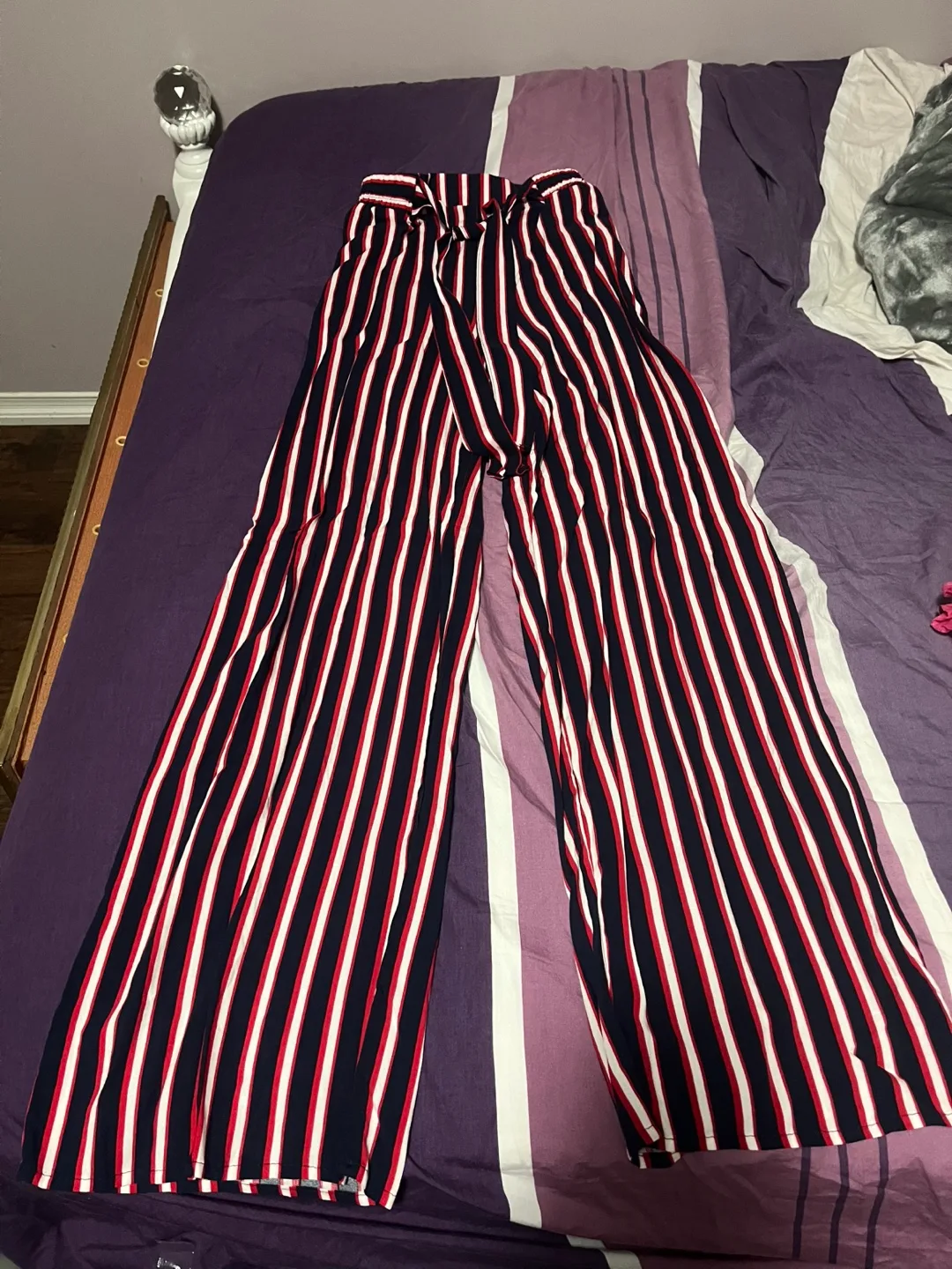 Striped Wide Leg Pants thumbnail