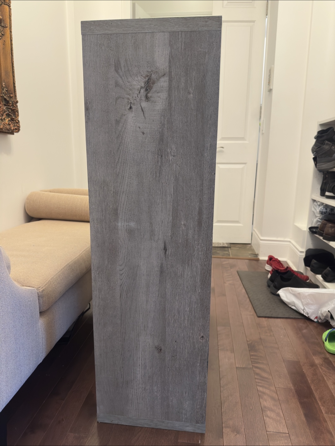 Grey Wood-Look 6-Cube Storage Shelf - photo 3
