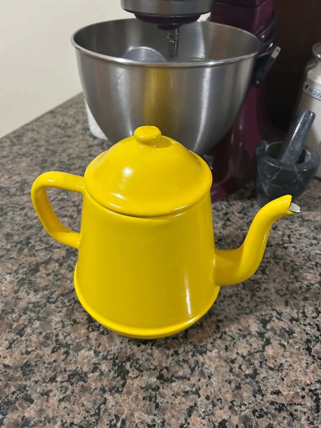 Vintage Yellow Teapot thumbnail