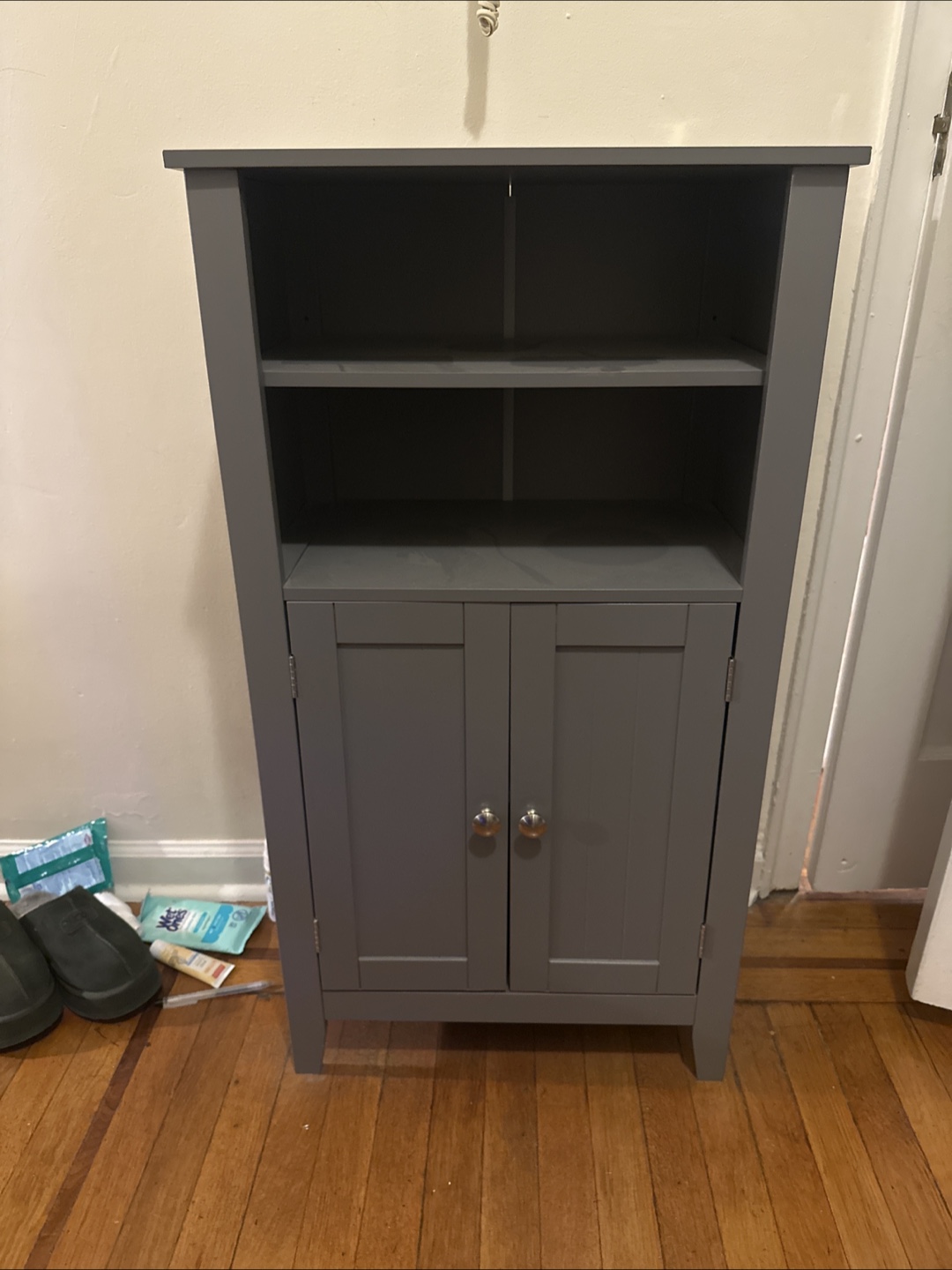 Gray Storage Cabinet - photo 2