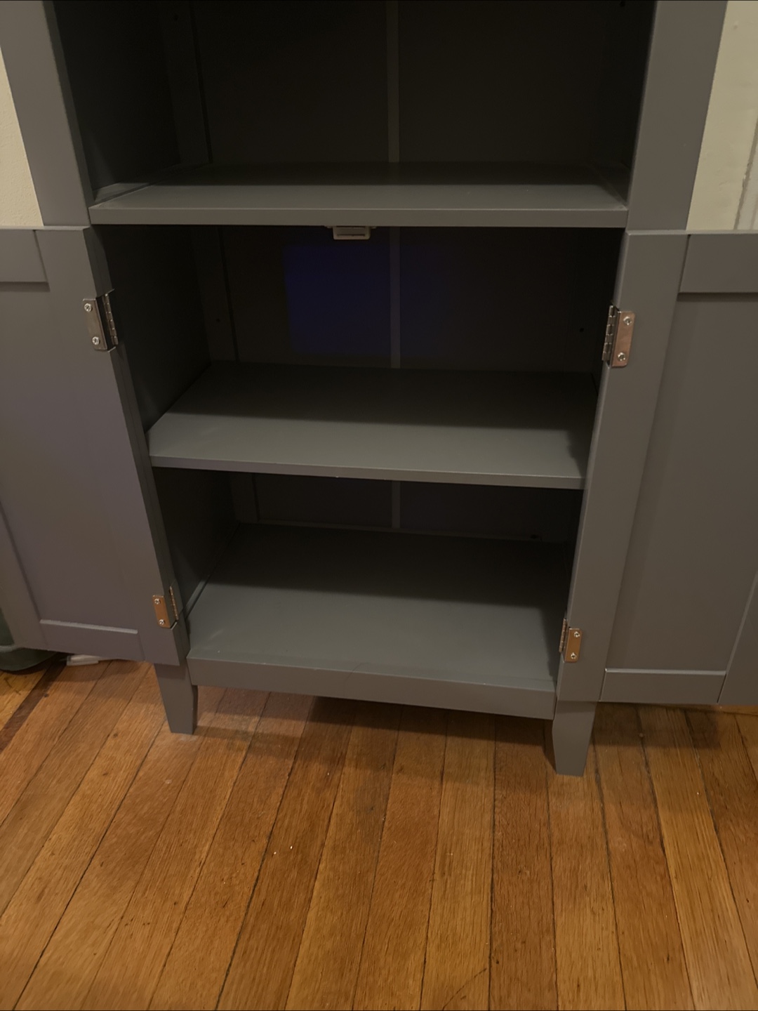 Gray Storage Cabinet - photo 3