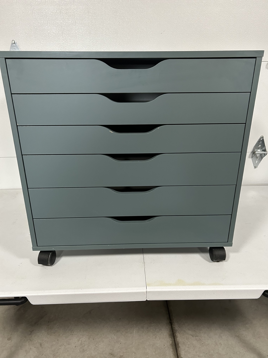 Greyish/blue  6- Drawer IKEA Alex Dresser