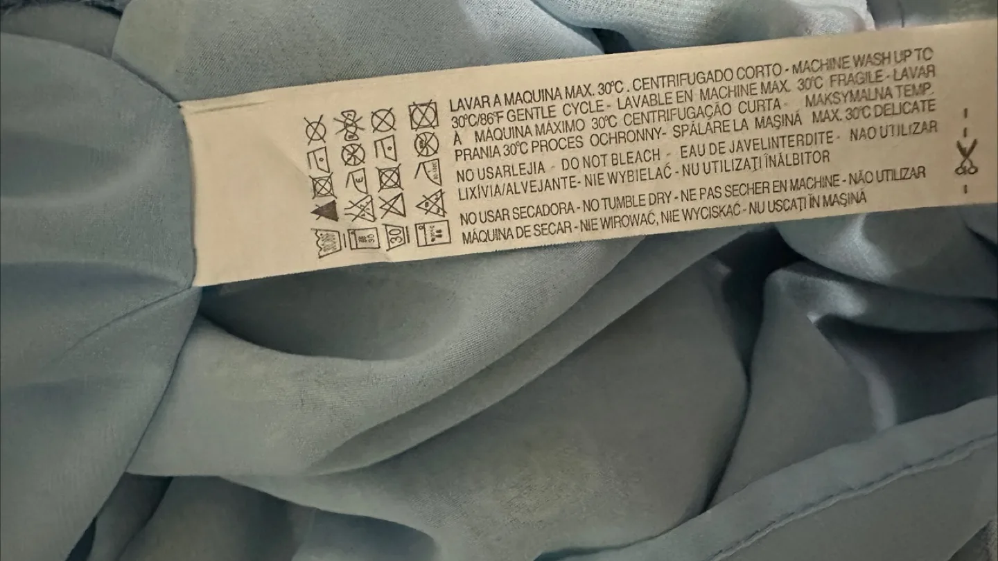 ASOS | EUC Elegant Blue Boho Floral Dress (size S) image indicator(7)