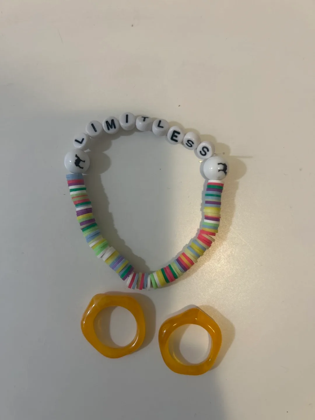Limitless Bracelet & 2 Orange Rings thumbnail