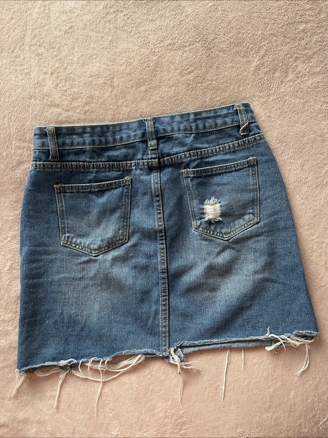 Denim Mini Skirt - photo 2