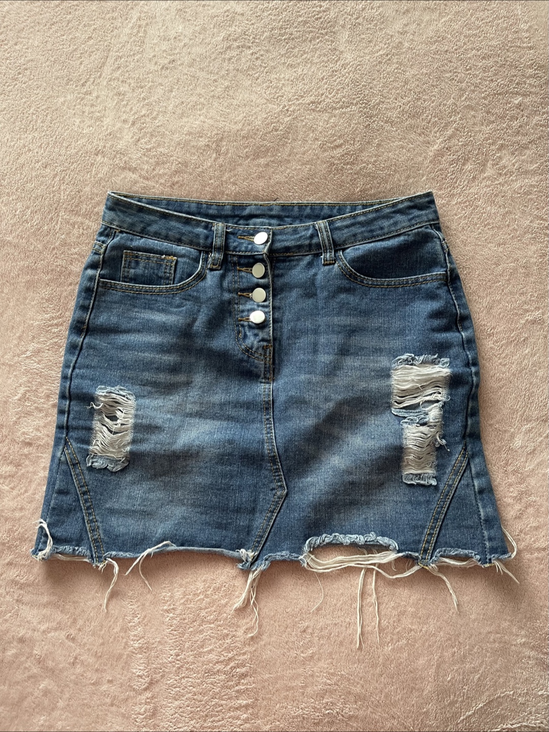 Denim Mini Skirt