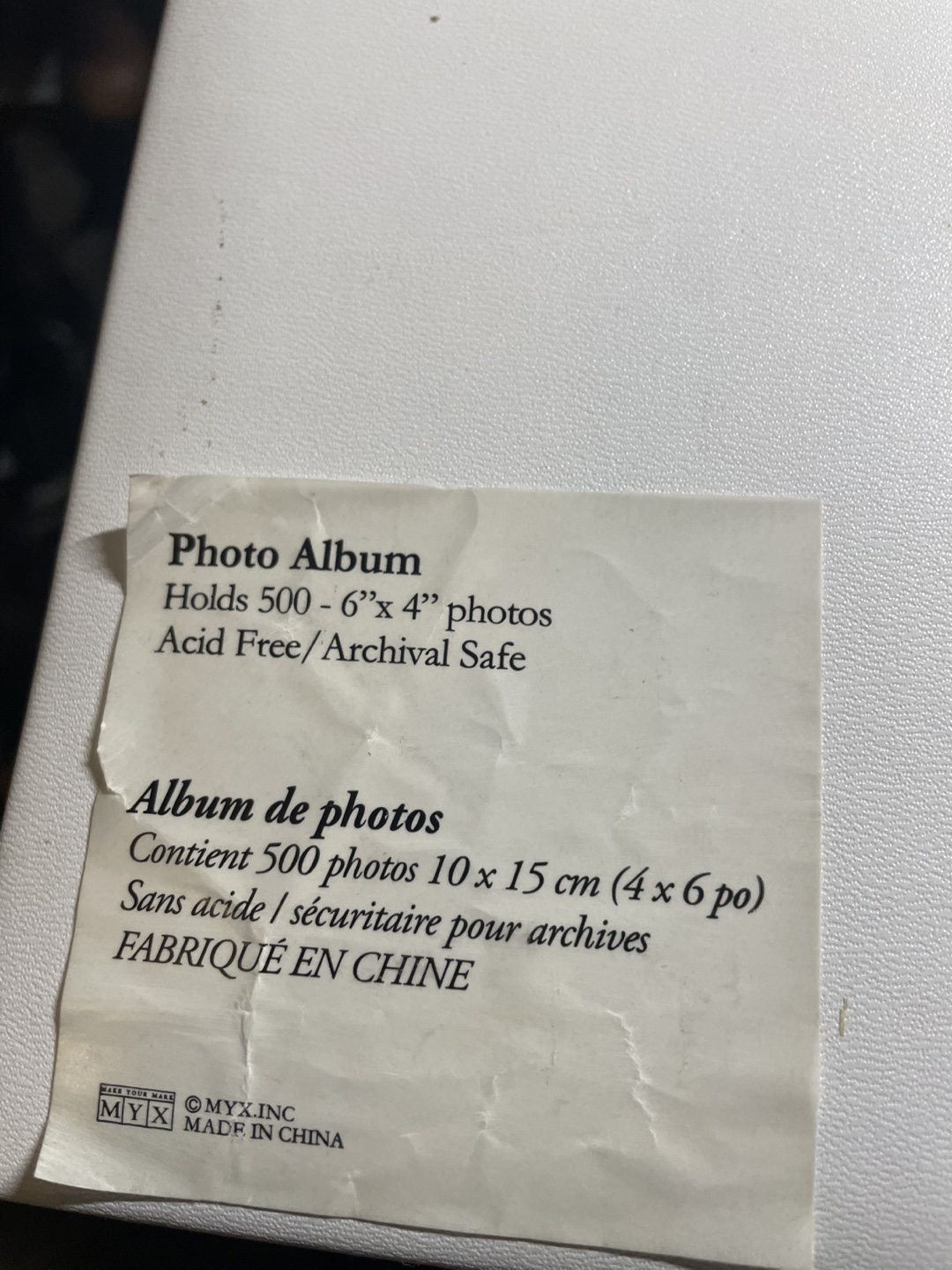 Photo Album  with embellishments- Holds 500 6"x4" Photos - photo 3