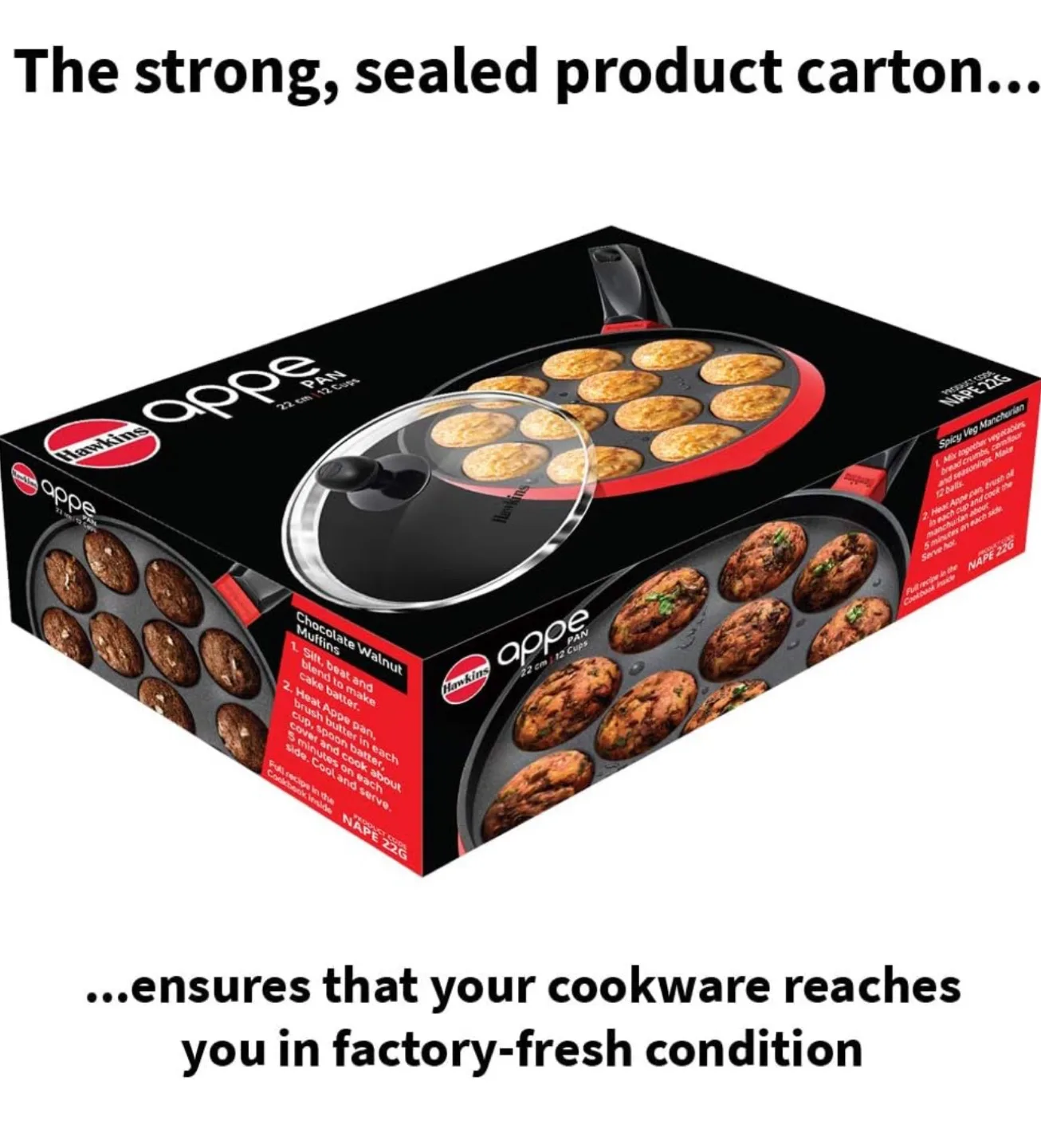 Hawkins Appe Pan 22 cm, 12 Cups - New in Box! thumbnail