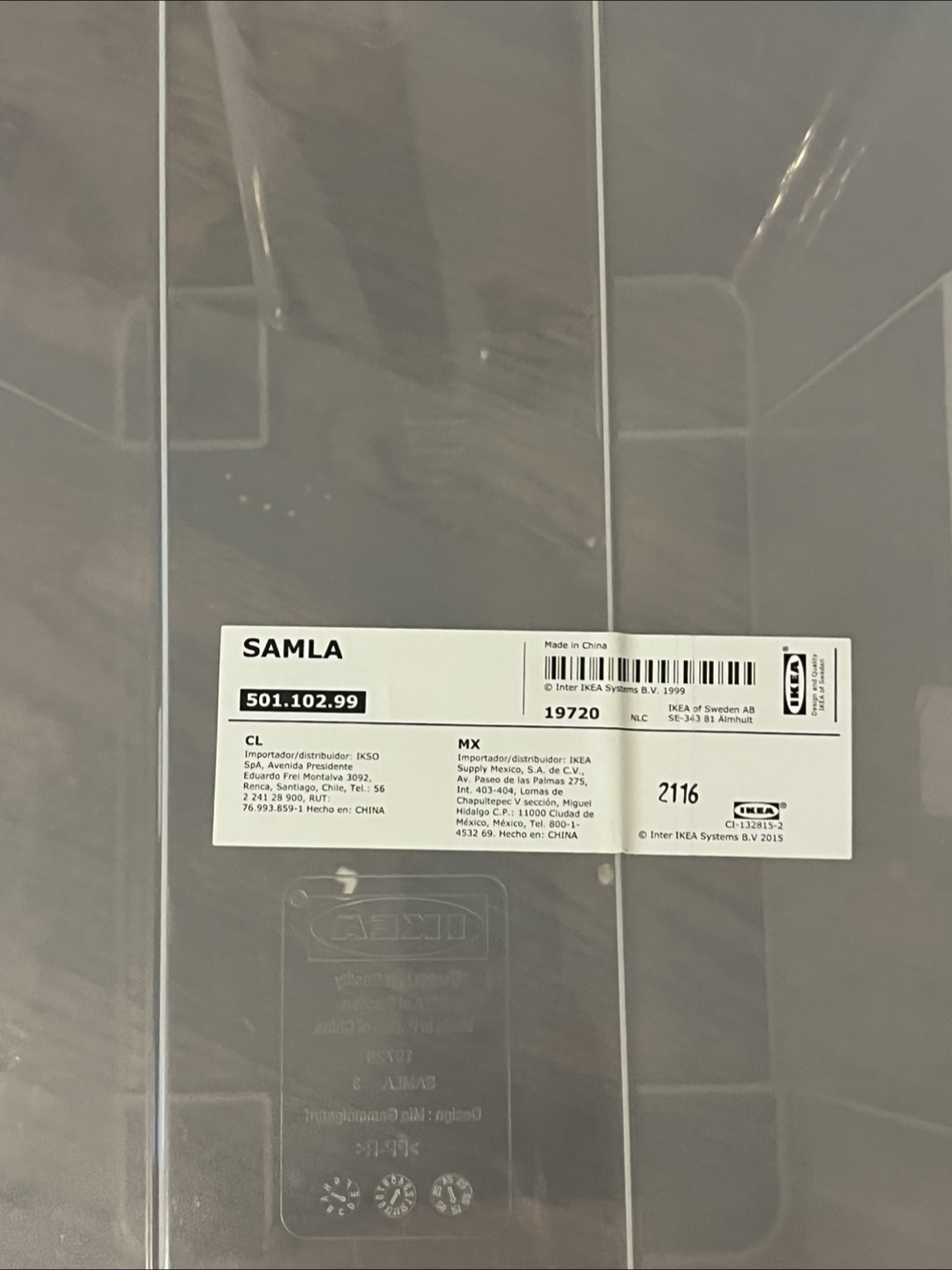 IKEA SAMLA Box with Lid - 6 Gallon - photo 3