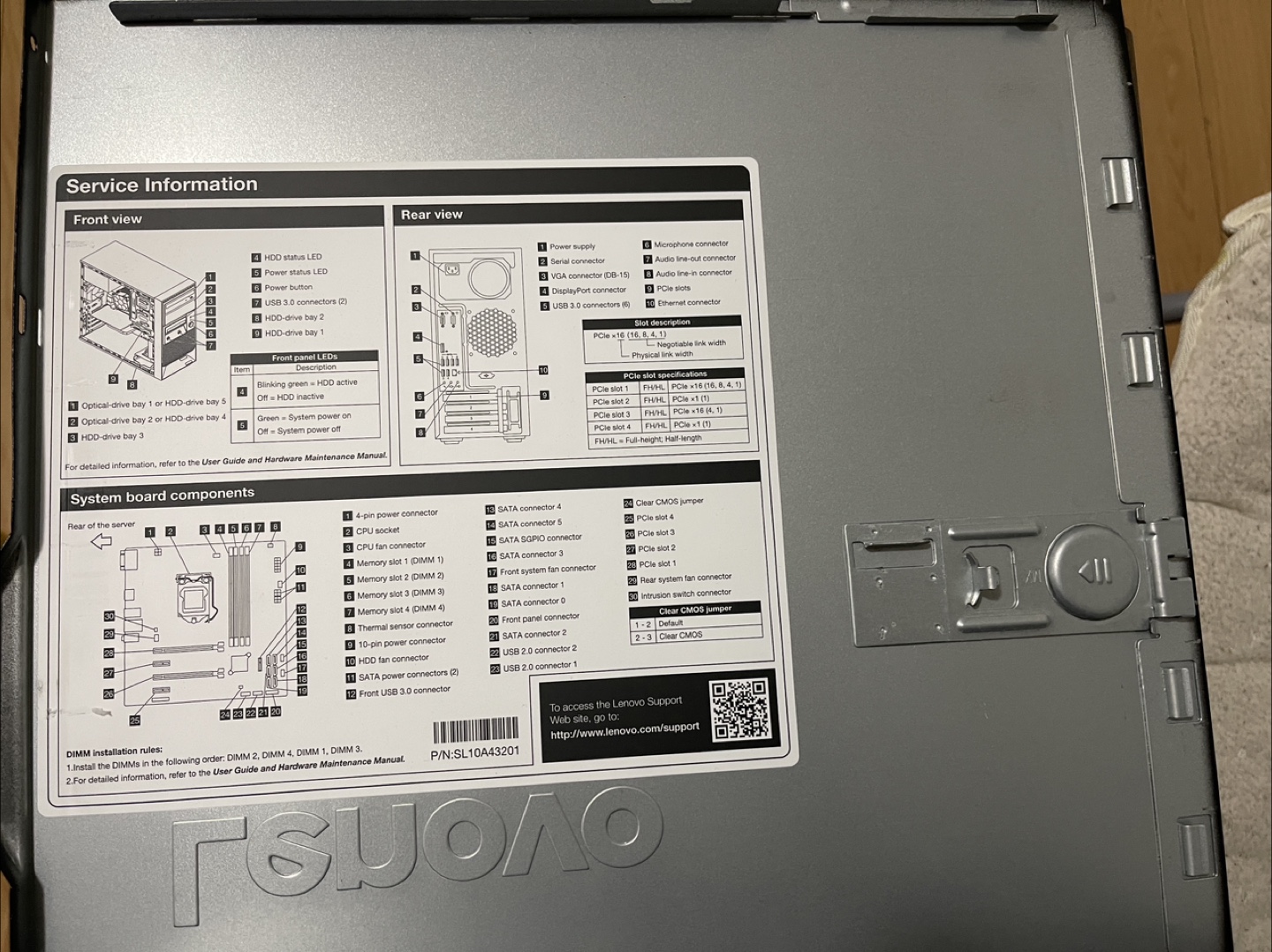 Lenovo ThinkServer TS150 Tower Server - photo 4