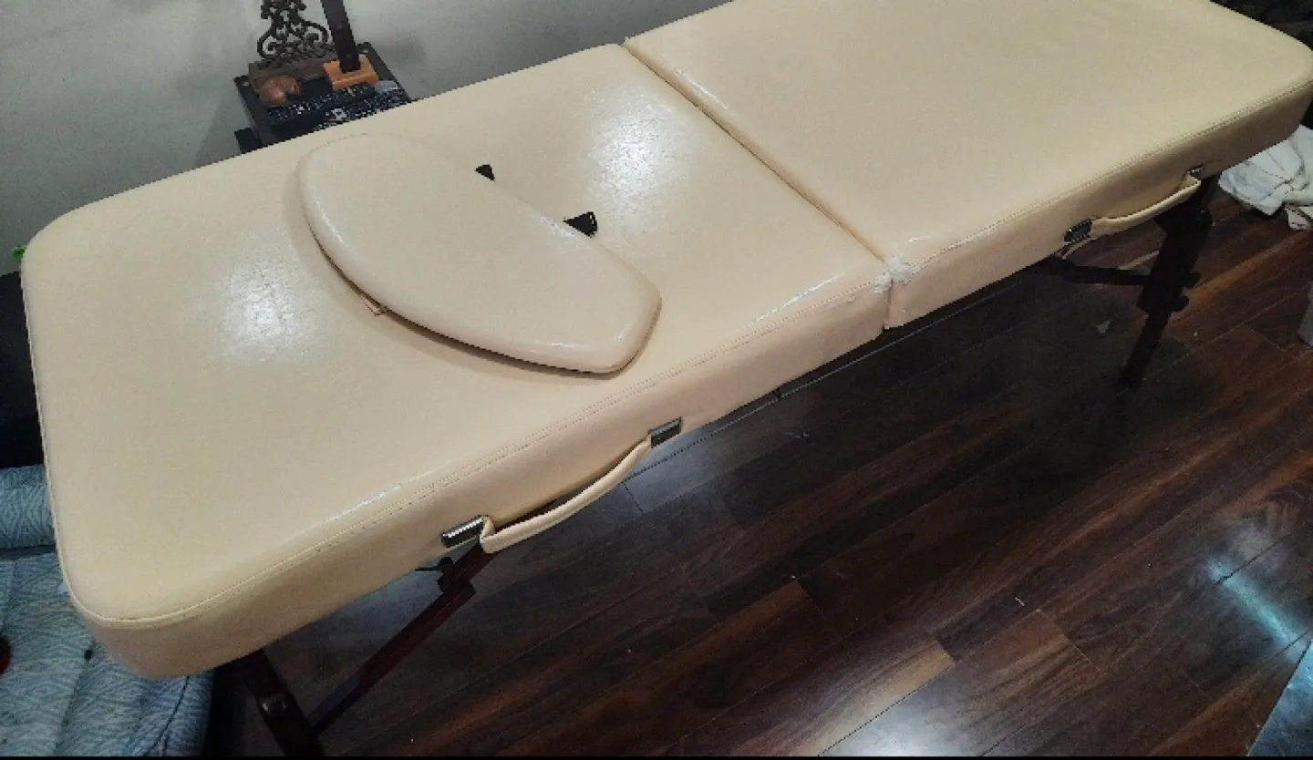 Massage Table (retail $250) w/ Arm Rest+Face Cradle image indicator(10)