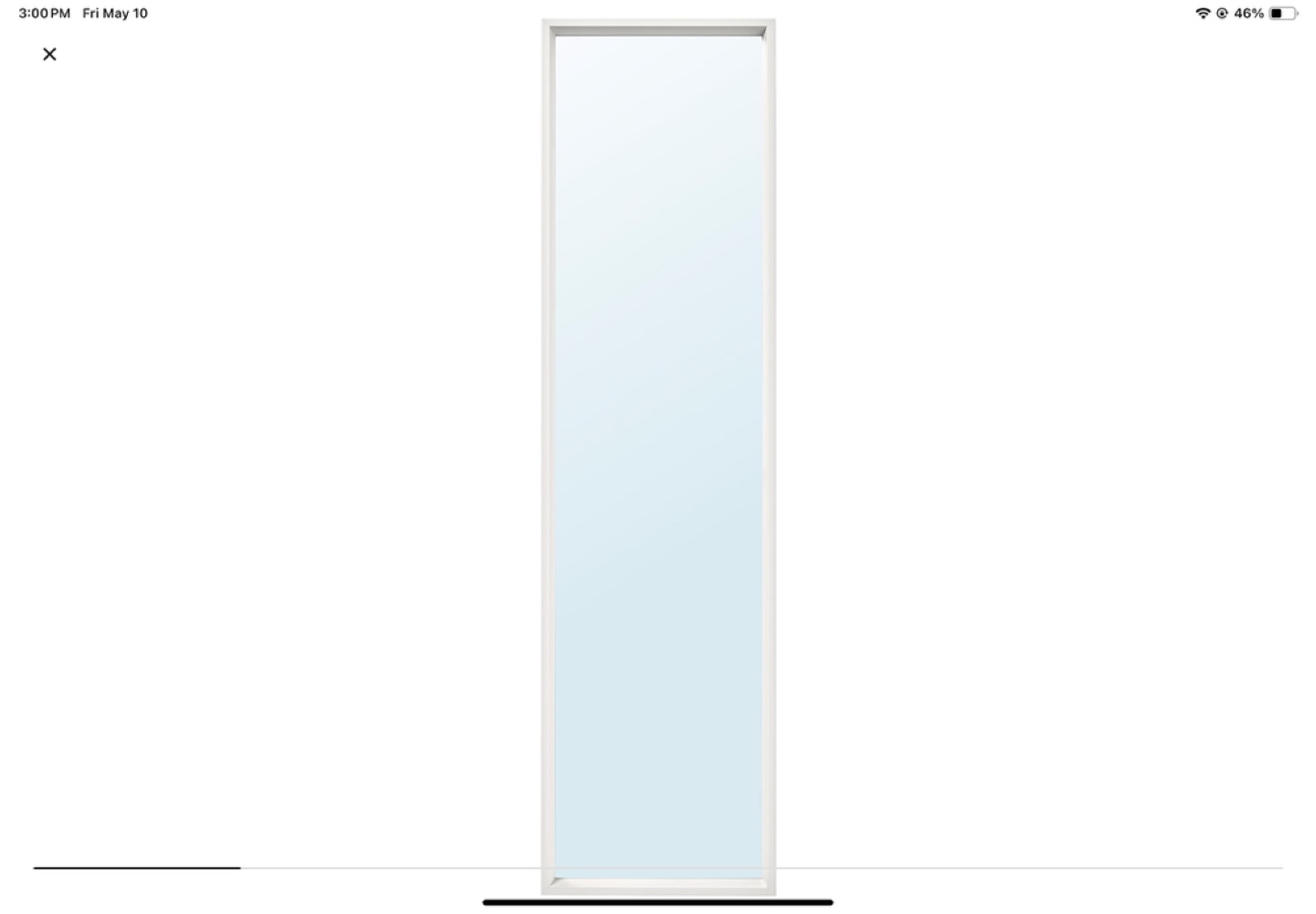 IKEA NISSEDAL Mirror, White