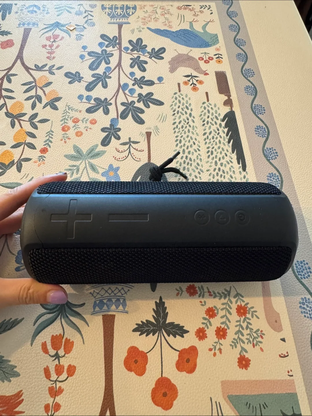 IQ wave Black Portable Bluetooth Speaker thumbnail