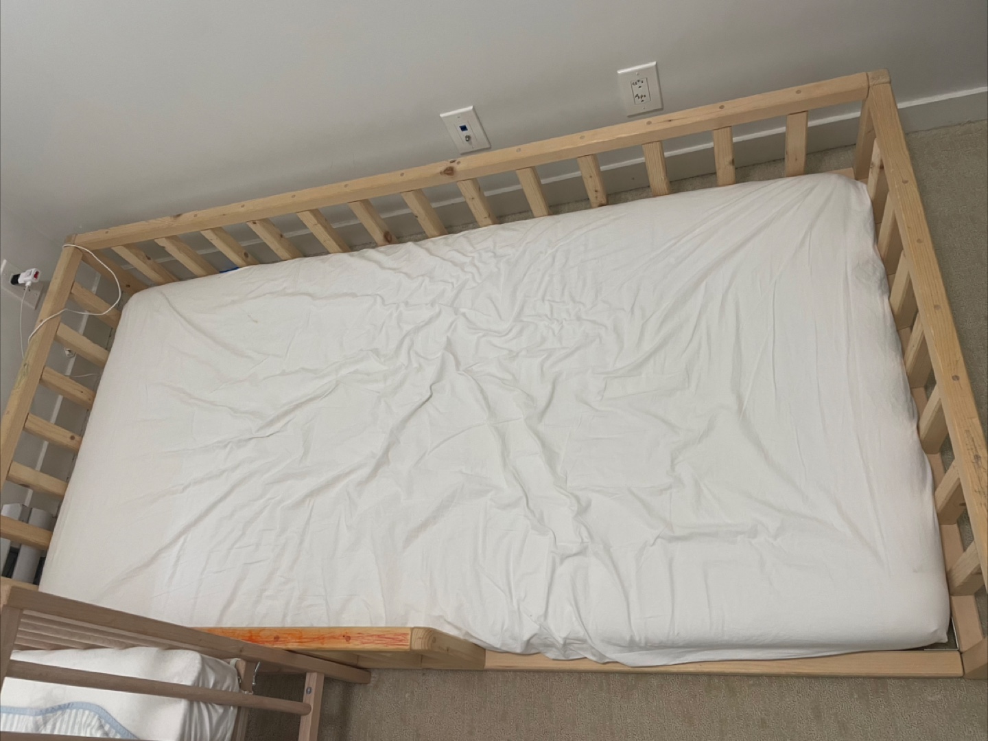 Toddler Bed Frame - Pine