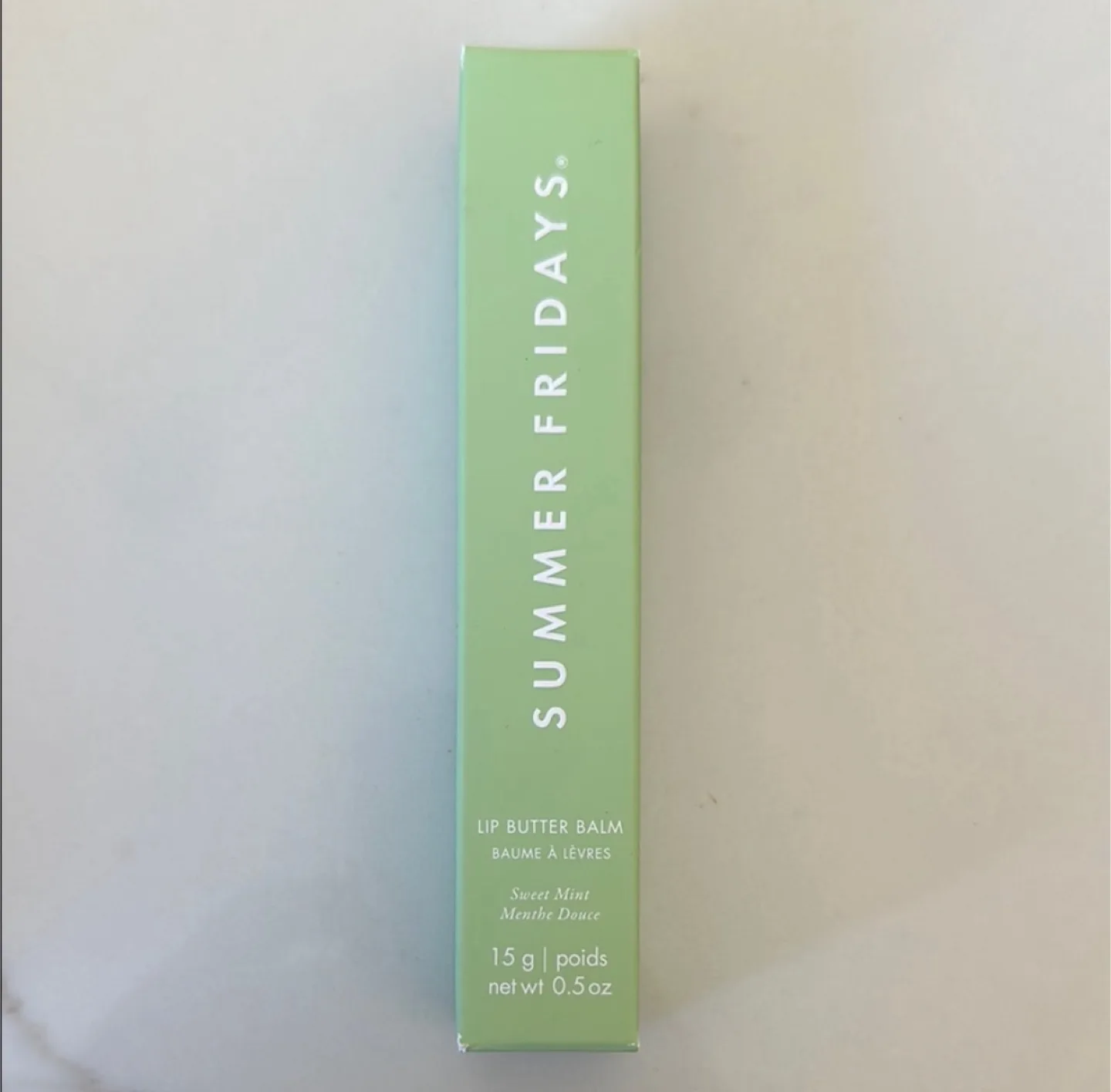 New Summer Fridays Sweet Mint Lip Butter Balm - New thumbnail