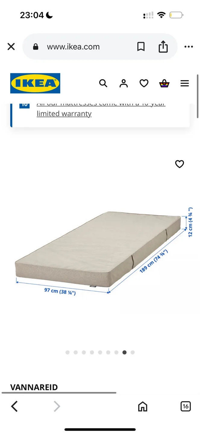 IKEA Twin Mattress thumbnail