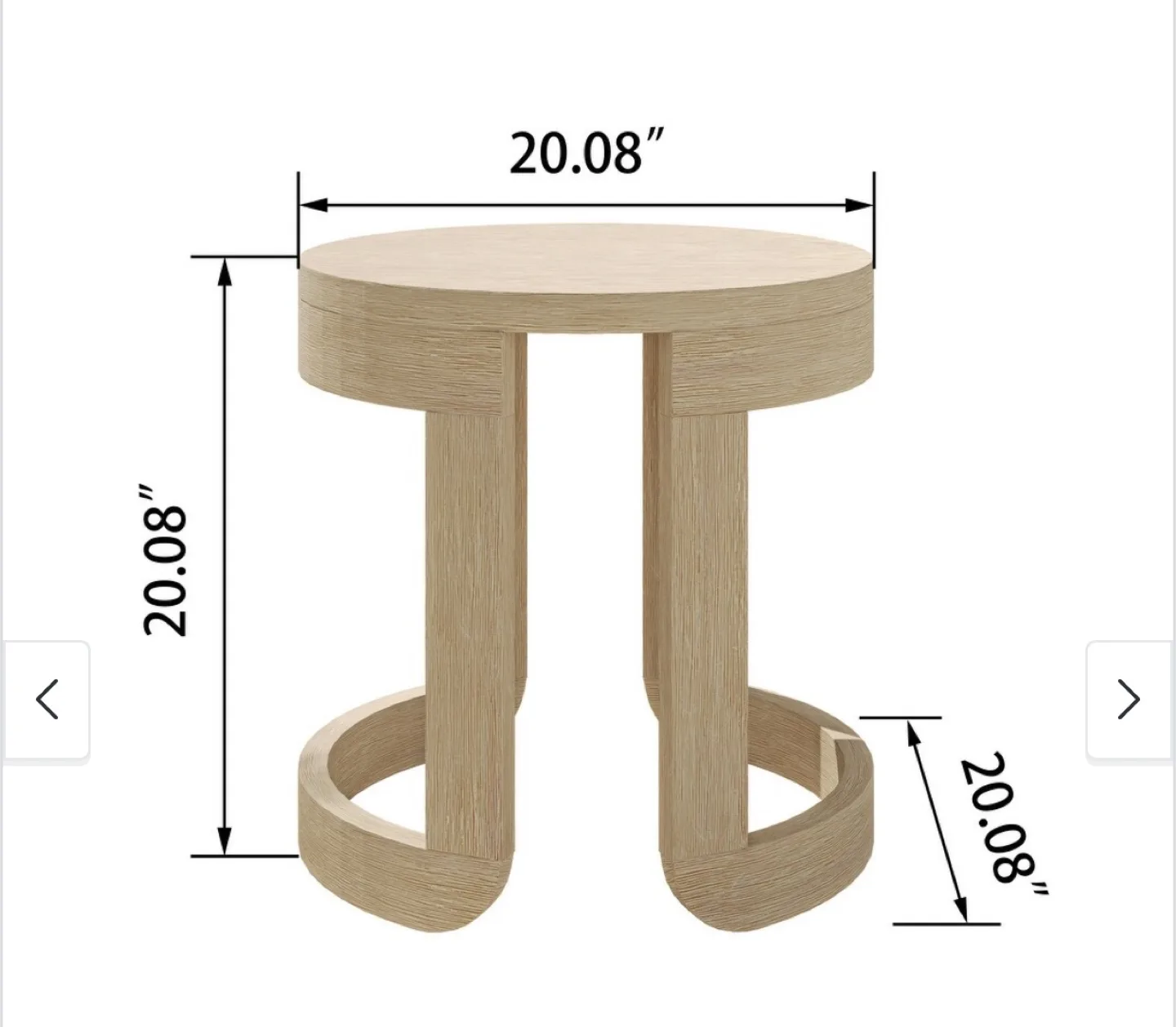 Acacia Wood KD Corner Table - image indicator(2)