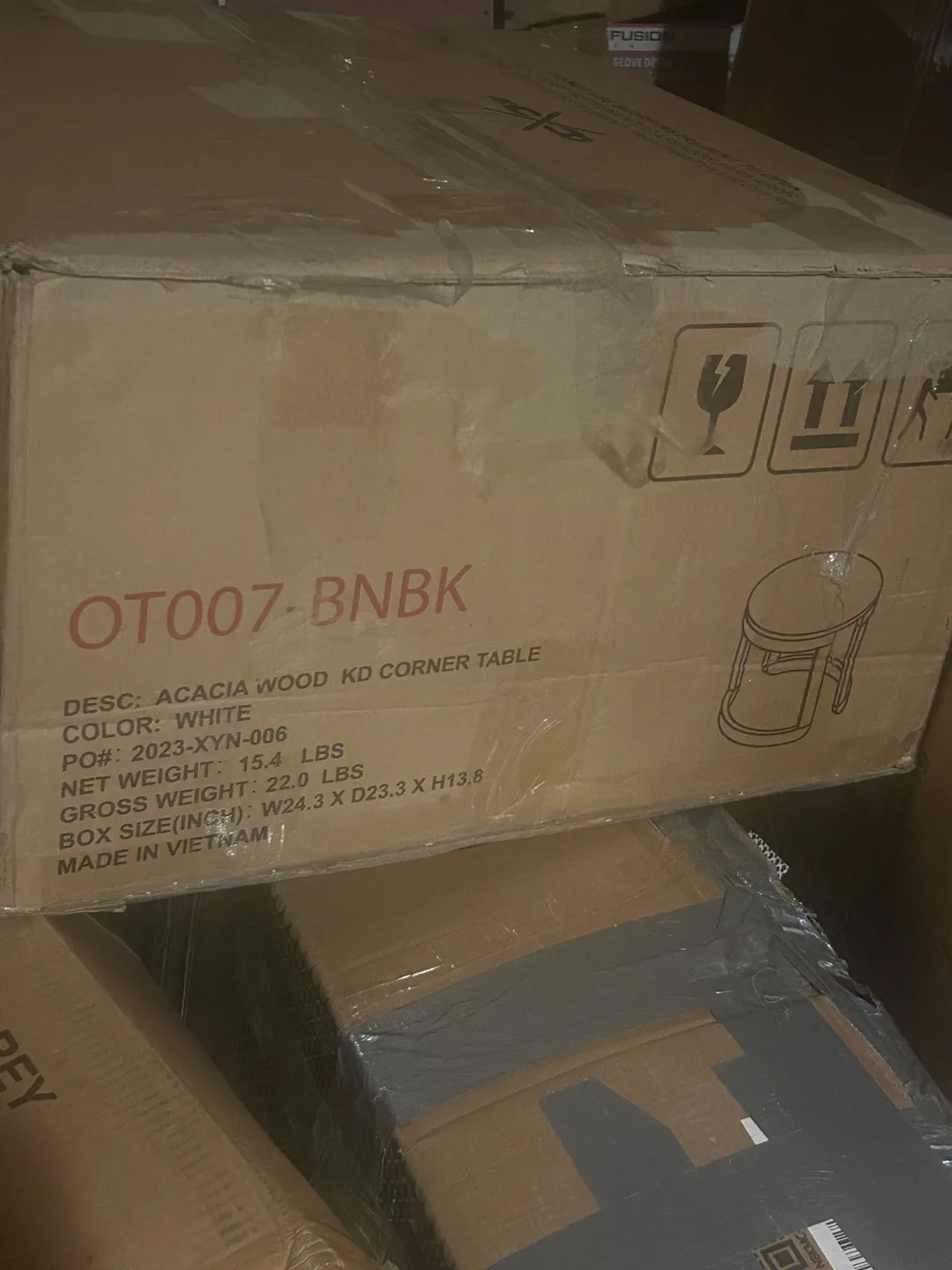 Acacia Wood KD Corner Table - image indicator(5)