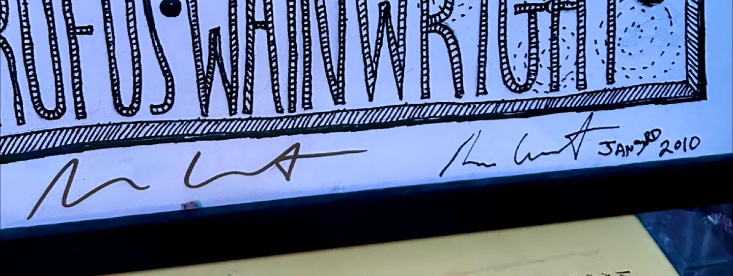 Rufus Wainwright 'All Days Are Nights' Signed Art image indicator(4)