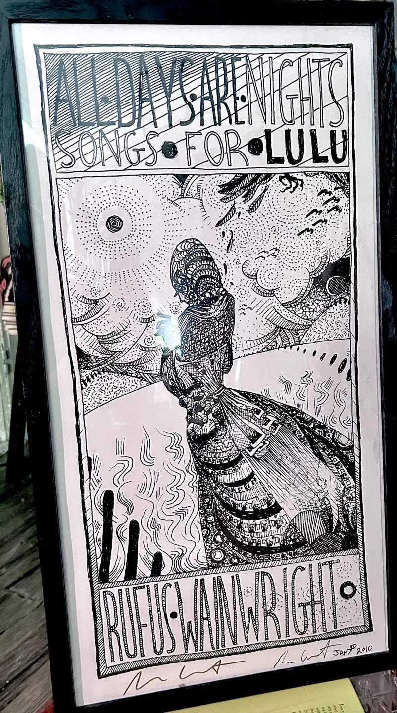 Rufus Wainwright 'All Days Are Nights' Signed Art image indicator(3)