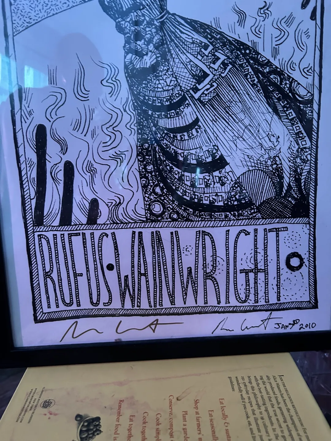 Rufus Wainwright 'All Days Are Nights' Signed Art image indicator(5)