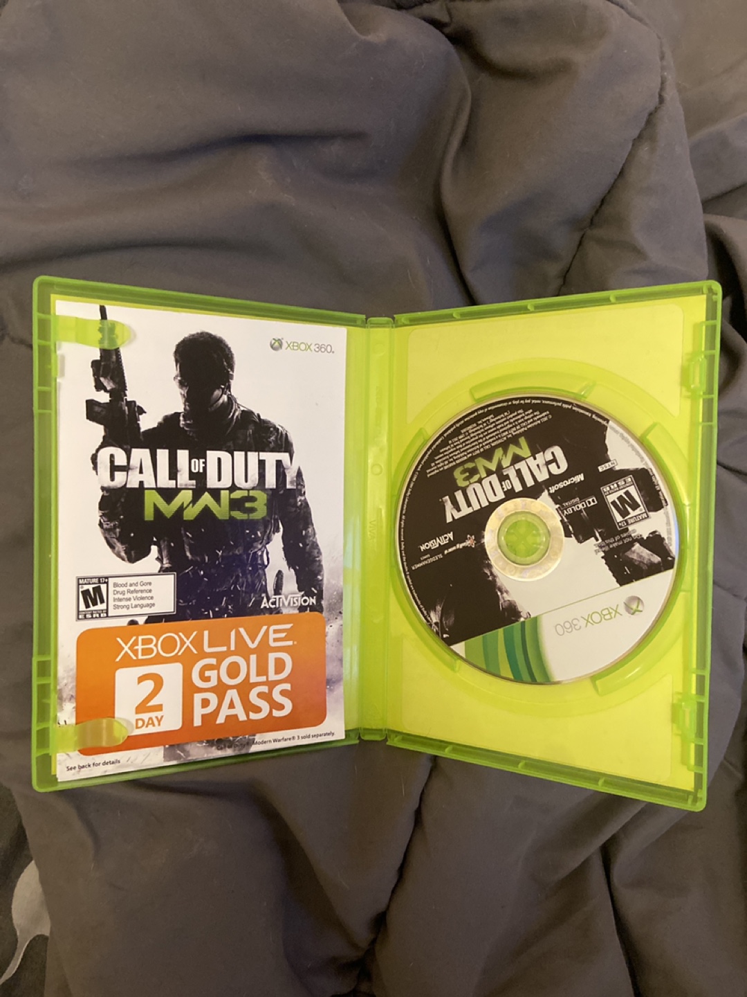 Call of Duty MW3 video game disc (Xbox 360) - photo 2