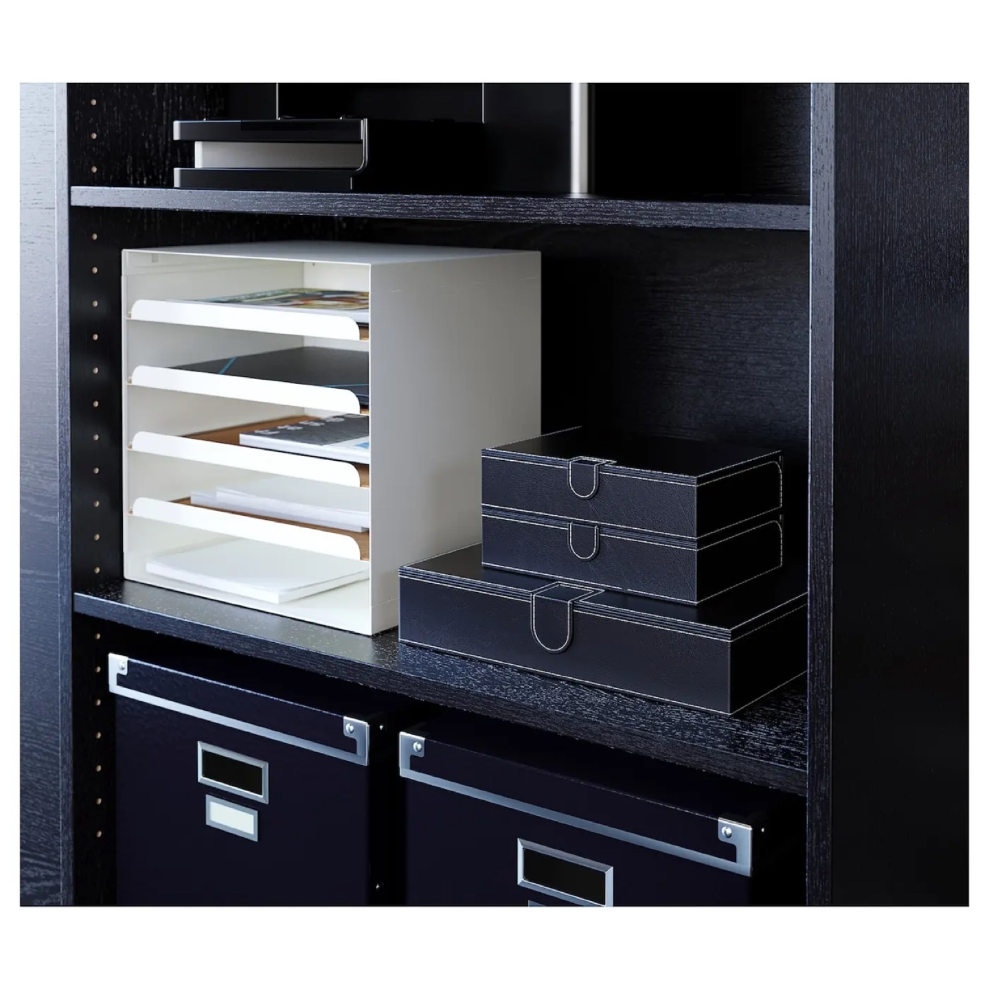IKEA KVISSLE Letter Tray, White - photo 2