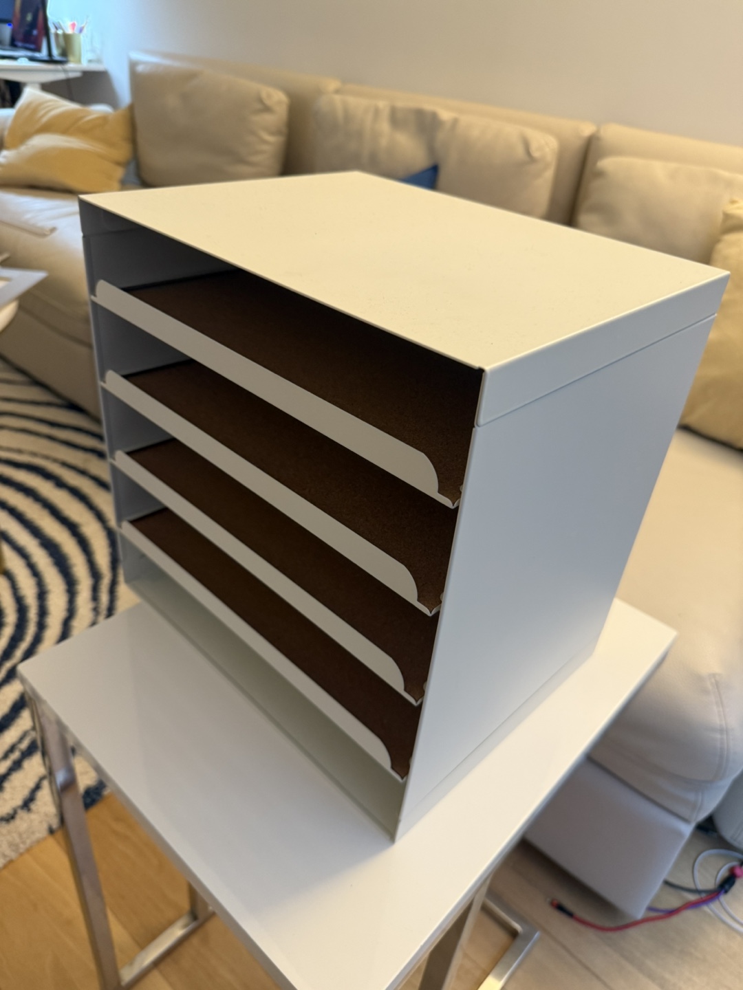 IKEA KVISSLE Letter Tray, White - photo 4