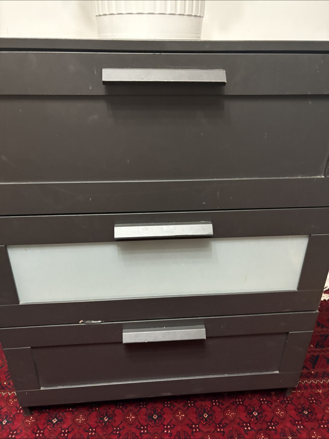 IKEA Hemnes 3-drawer chest - Dark Grey - photo 3