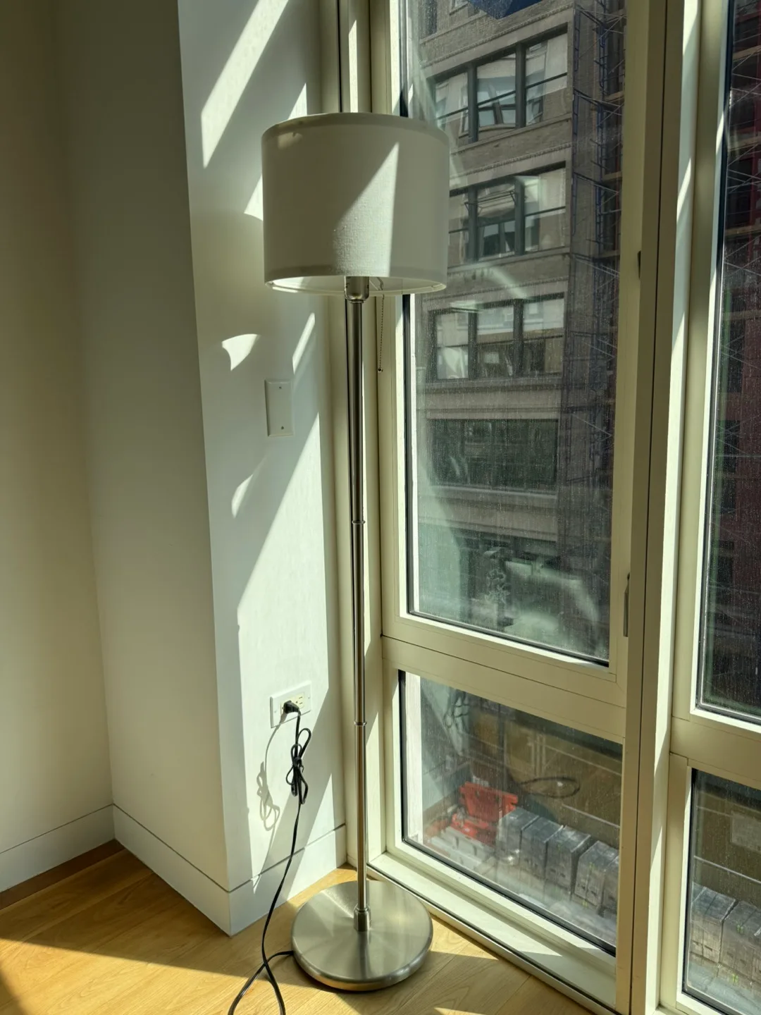 IKEA Floor Lamp - White Shade thumbnail