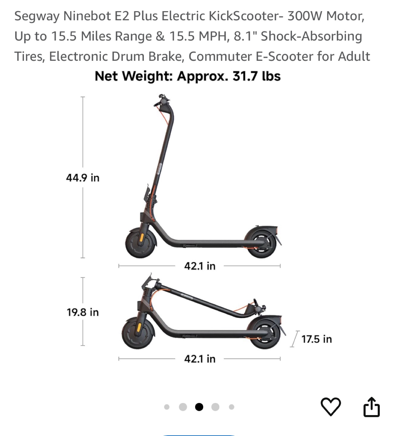 Segway KickScooter E2 - photo 2