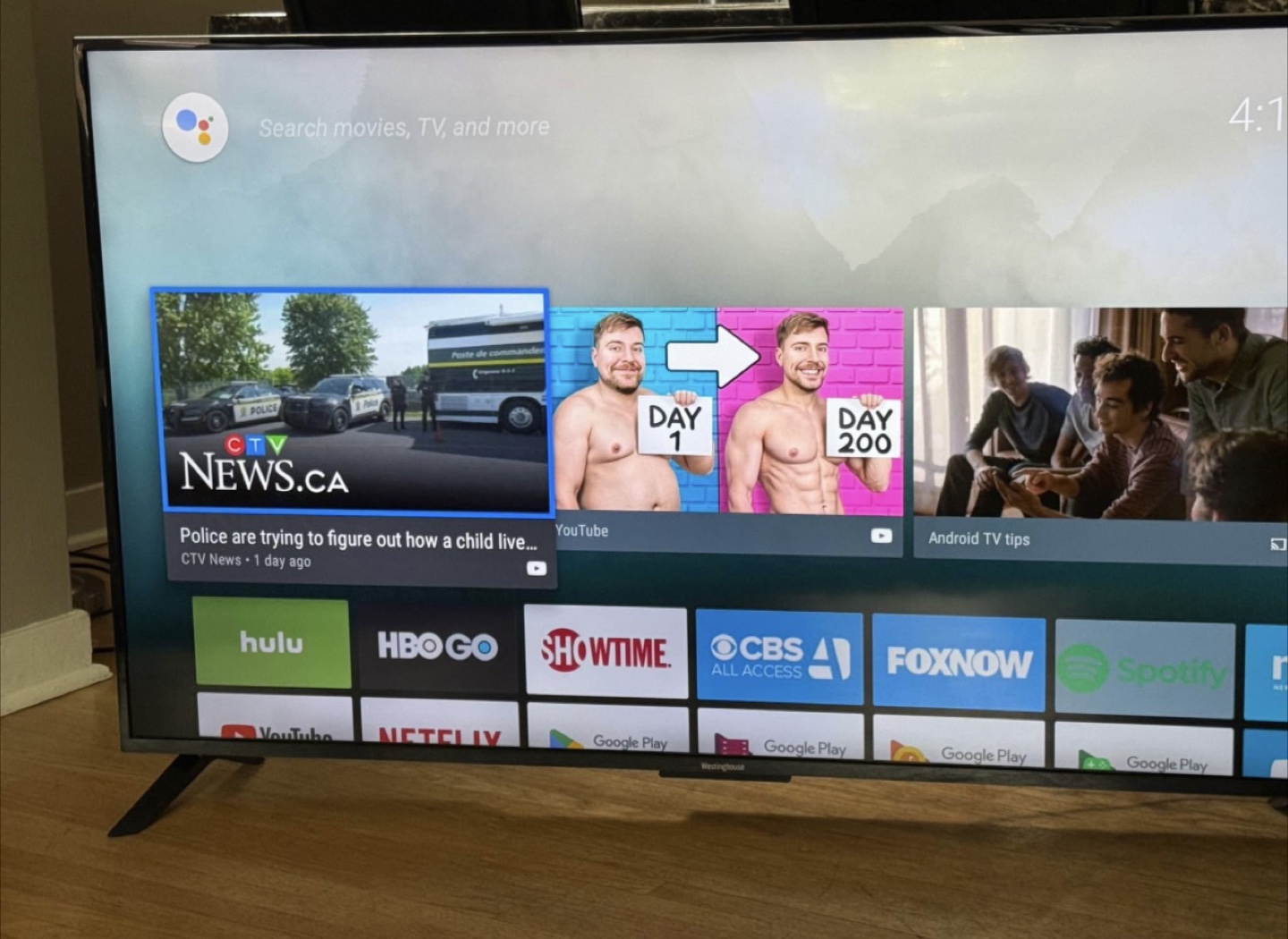 Westinghouse 55” 4K UHD Android Smart TV - photo 2