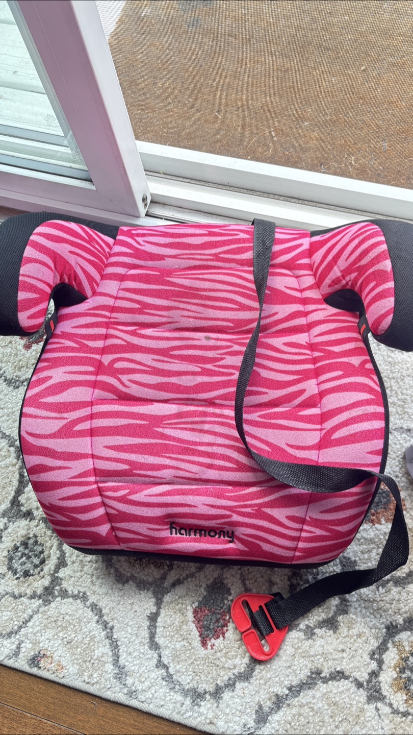 Harmony Dreamtime Pink Zebra Booster Seat