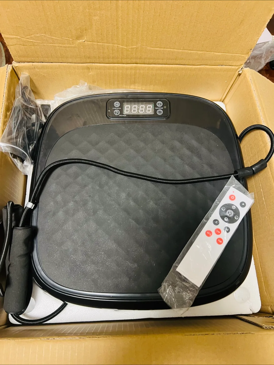 POWET Vibration Plate Exercise Machine - Black thumbnail