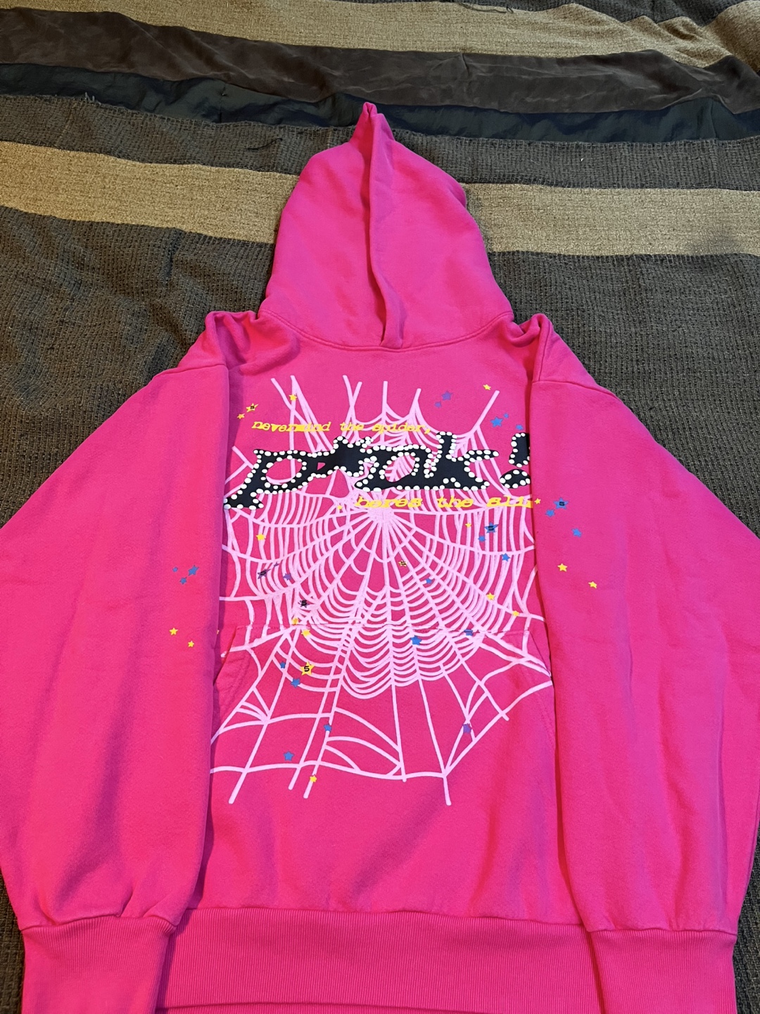 Sp5der Pink Hoodie - photo 2