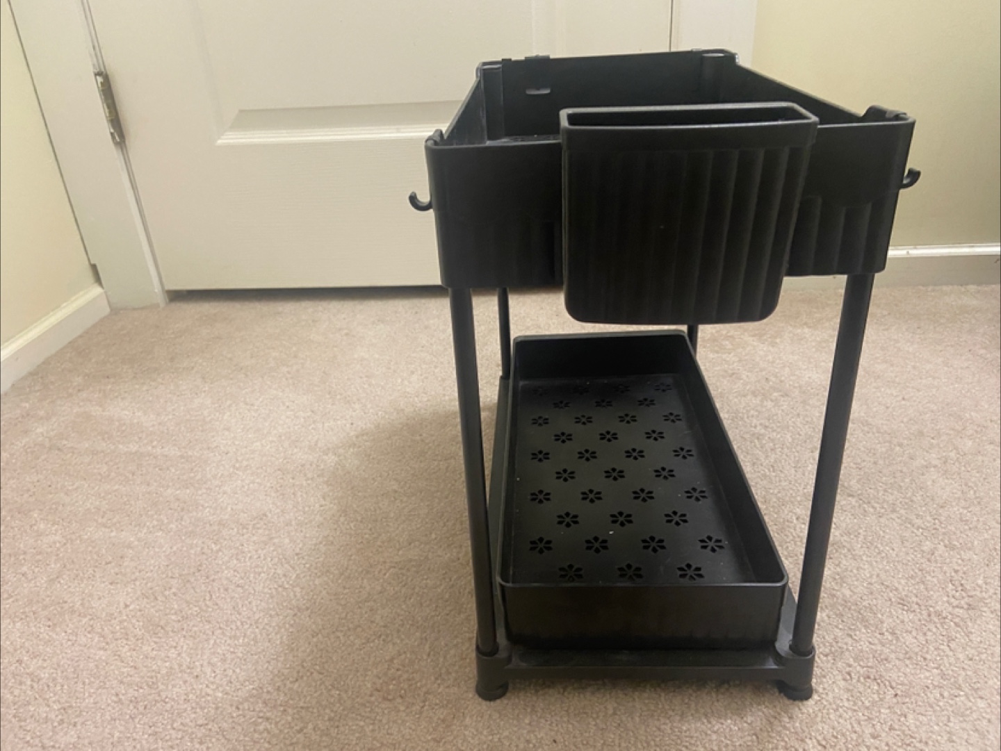 Black Storage Utility Cart - photo 2