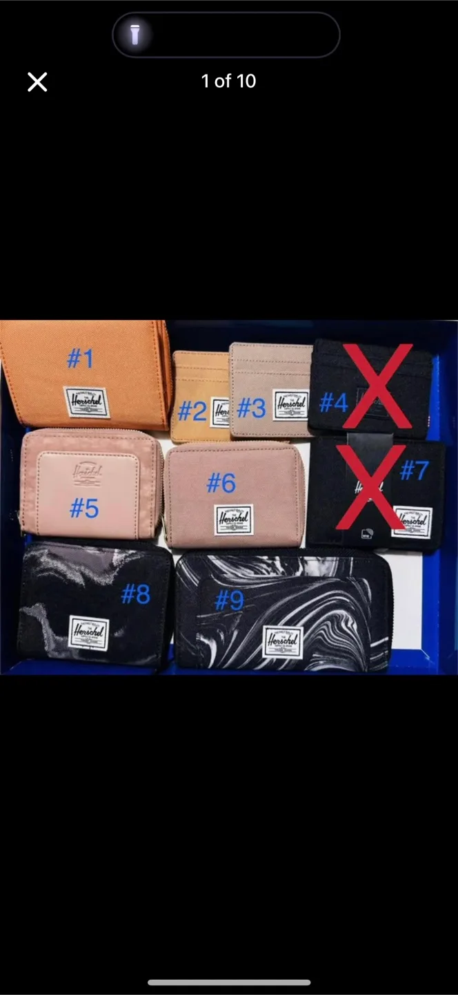 Brand New Herschel Wallets/Coin/Cardholders - approx. 50% off! thumbnail