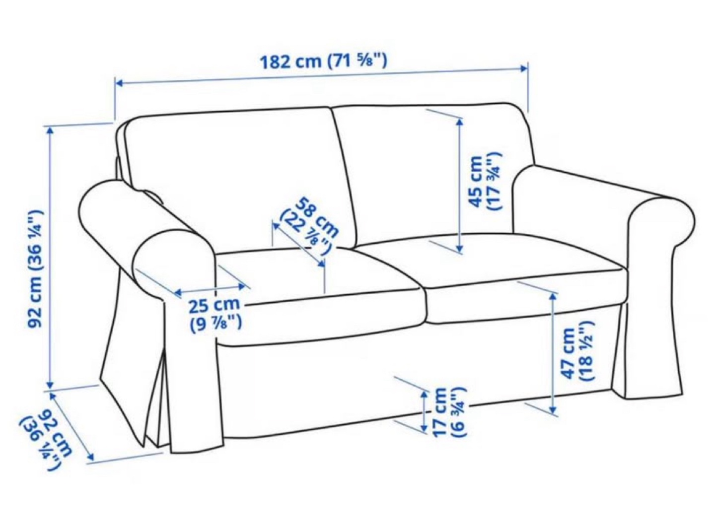 UPPLAND Two-Seater Loveseat Sofa (Beige) - photo 4