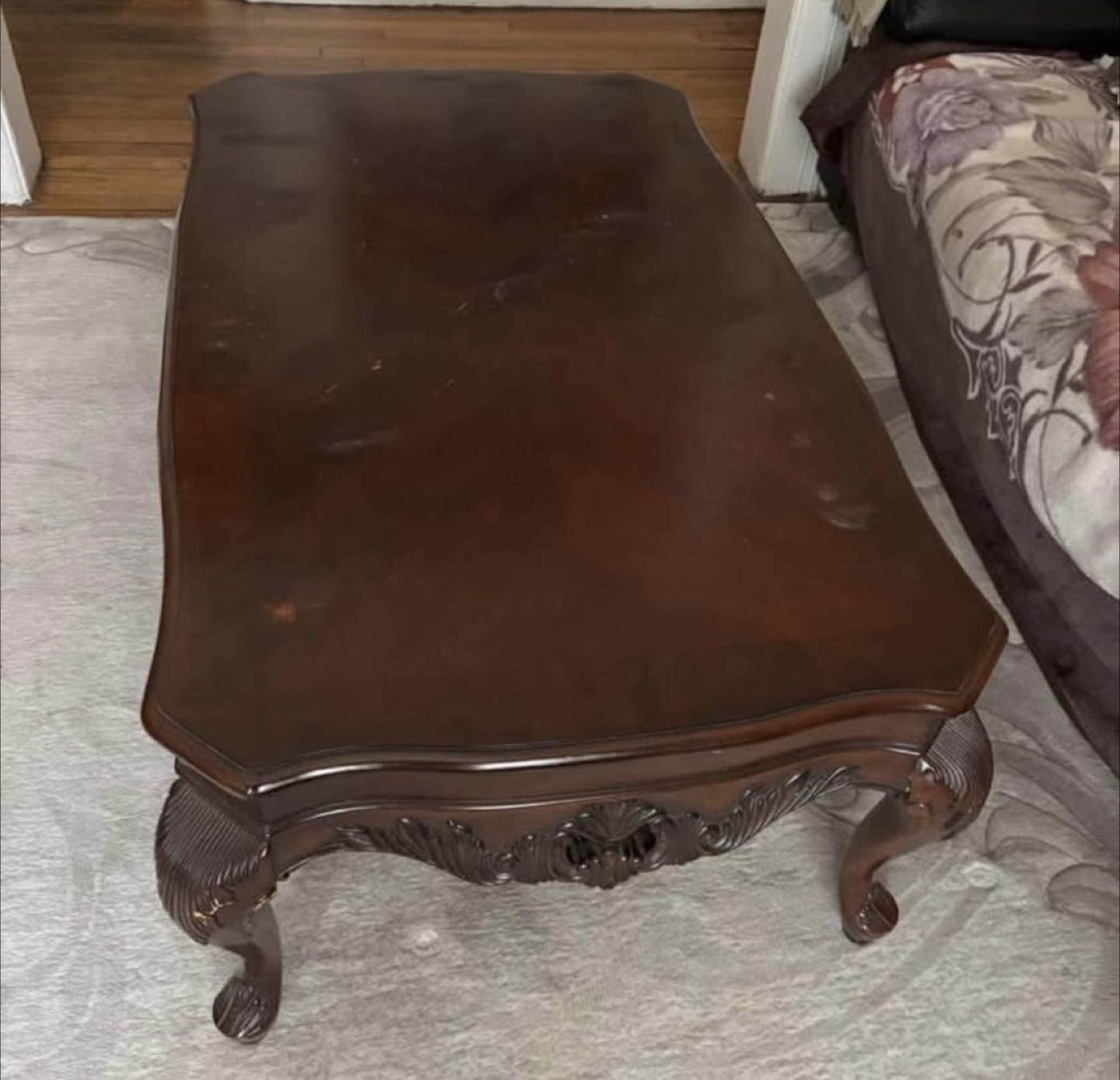 Dark Wood Coffee Table