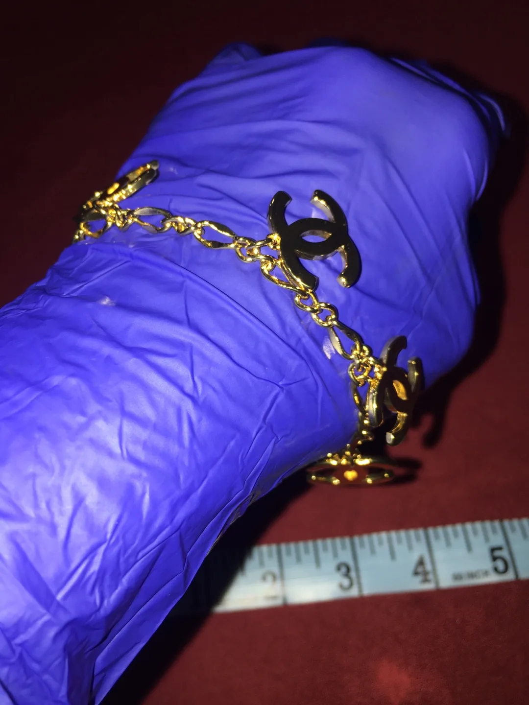 Gold cc Bracelet thumbnail