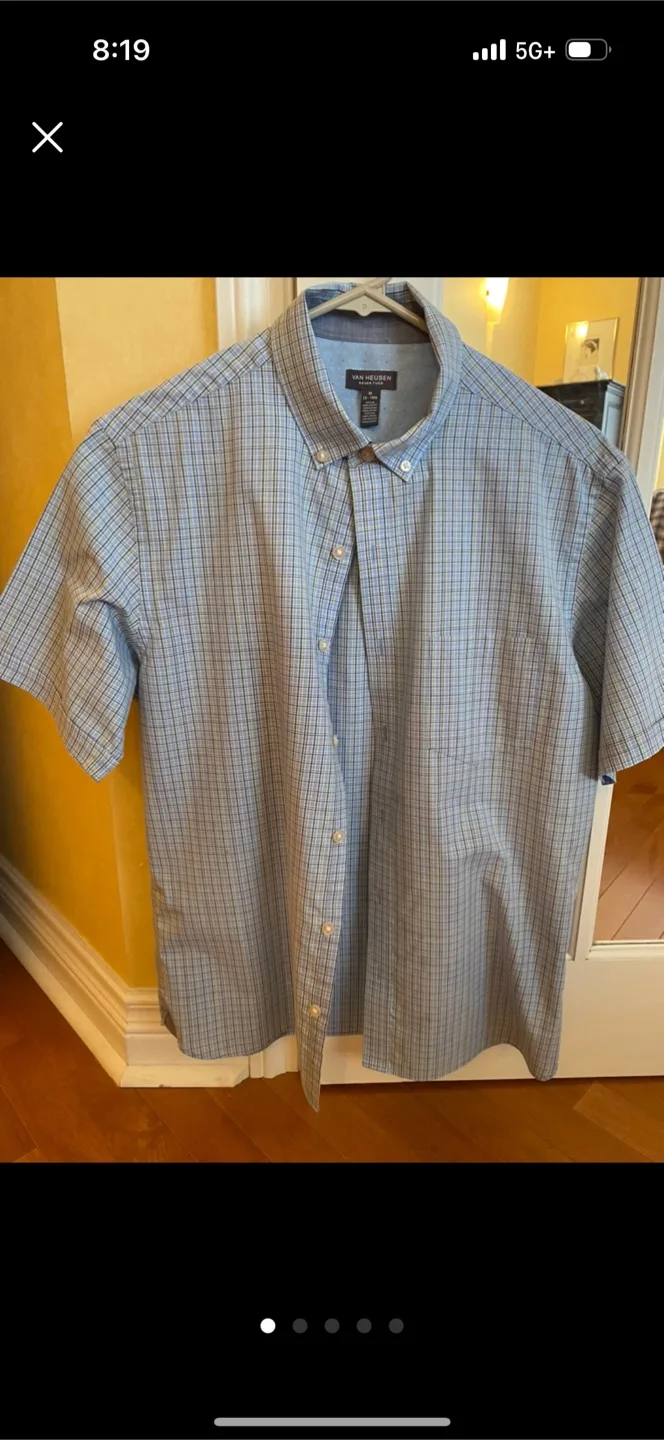 Van Heusen Never Tuck Shirt - Size M thumbnail