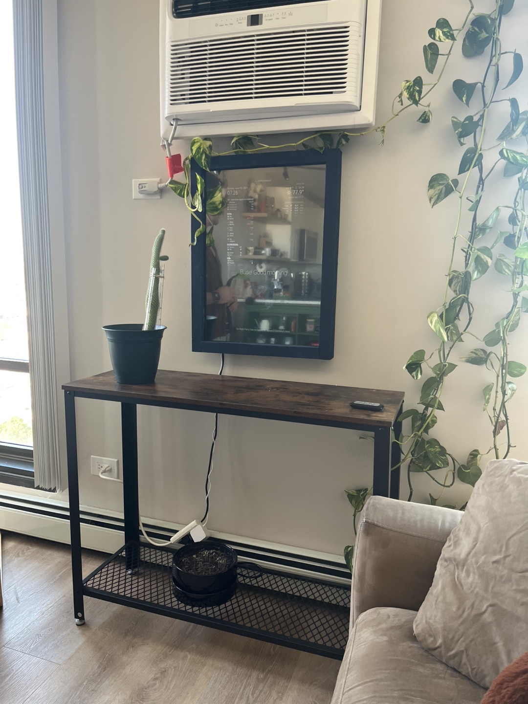 VASAGLE Rustic Brown Console/Entryway Table - photo 5