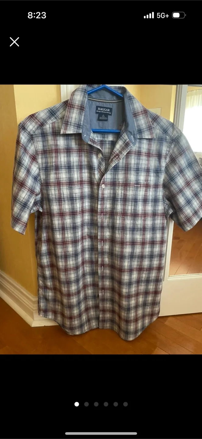 Haggar Heritage Collection Plaid Shirt - Medium thumbnail