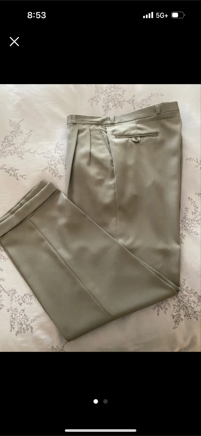 Gianni Franco men’s Wool Dress Pants size 42 thumbnail