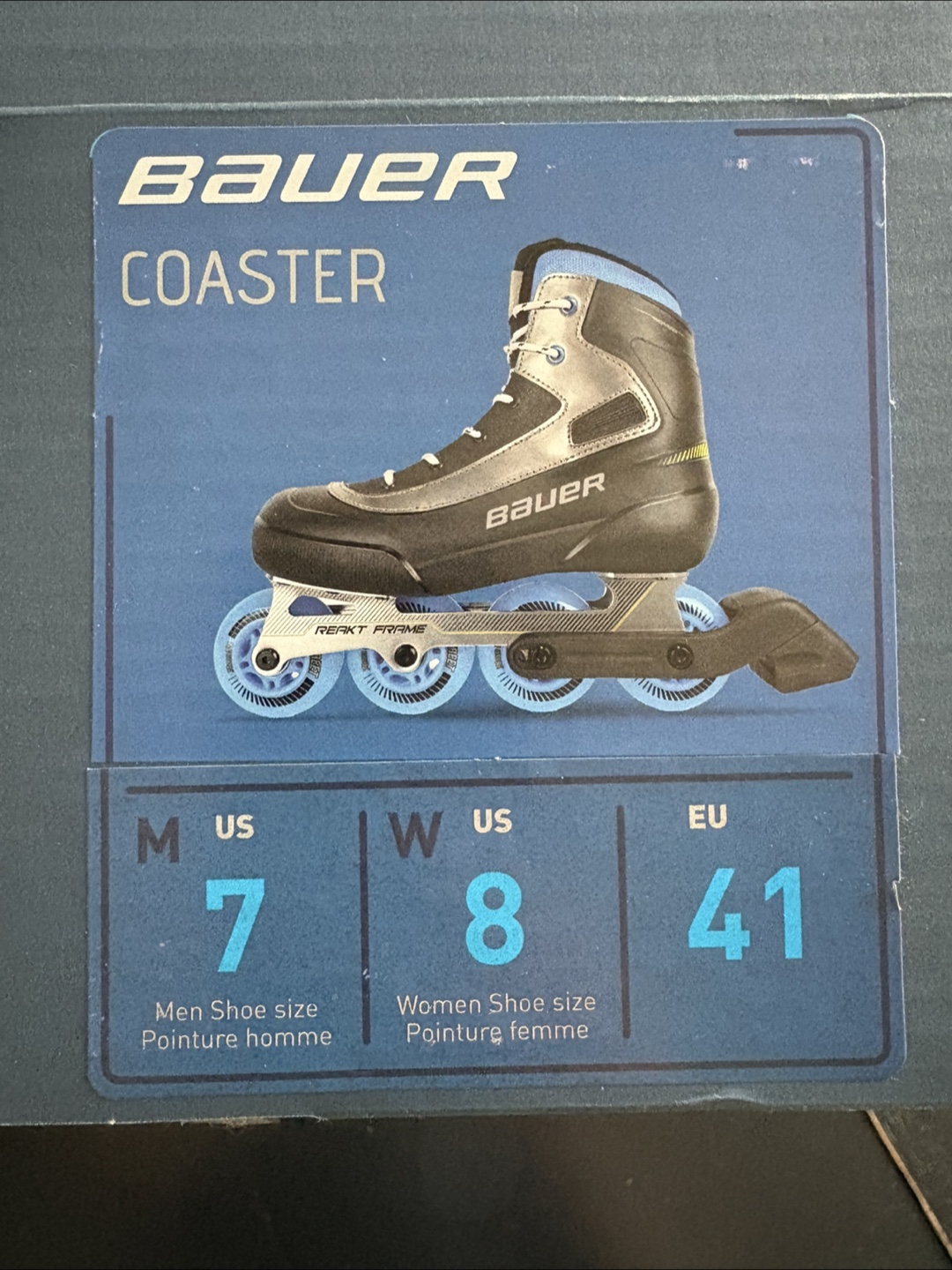 New Bauer Coaster Inline Skates - Size 7 Men / 8 Women / EU 41 - photo 2