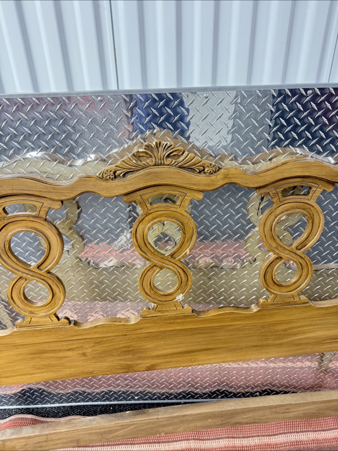 Vintage Wooden Headboard - photo 4