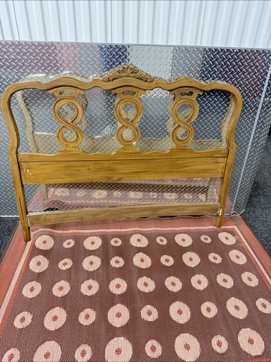 Vintage Wooden Headboard - photo 2